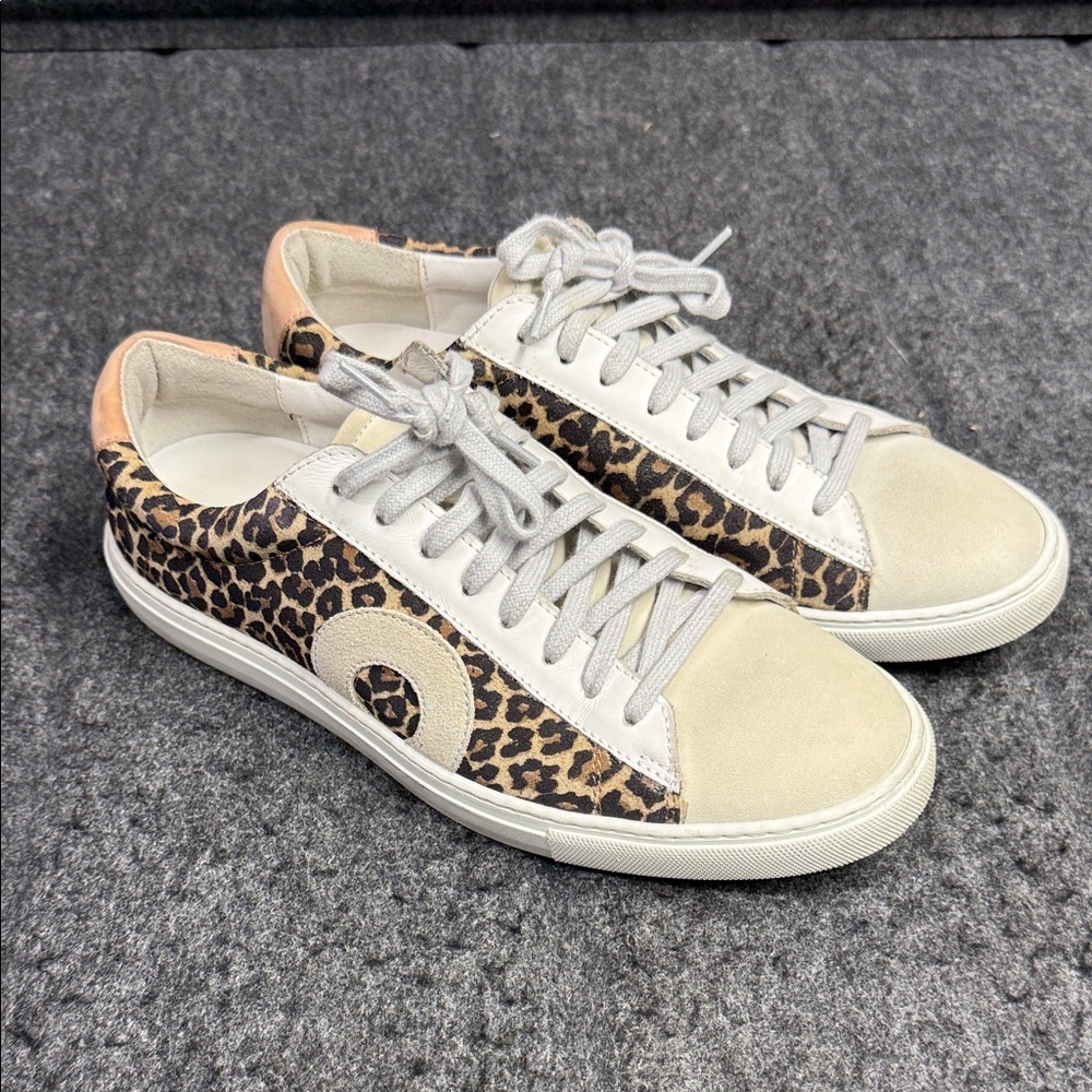 Oliver Cabell Leopard Print Sneakers - Picture 6 of 10